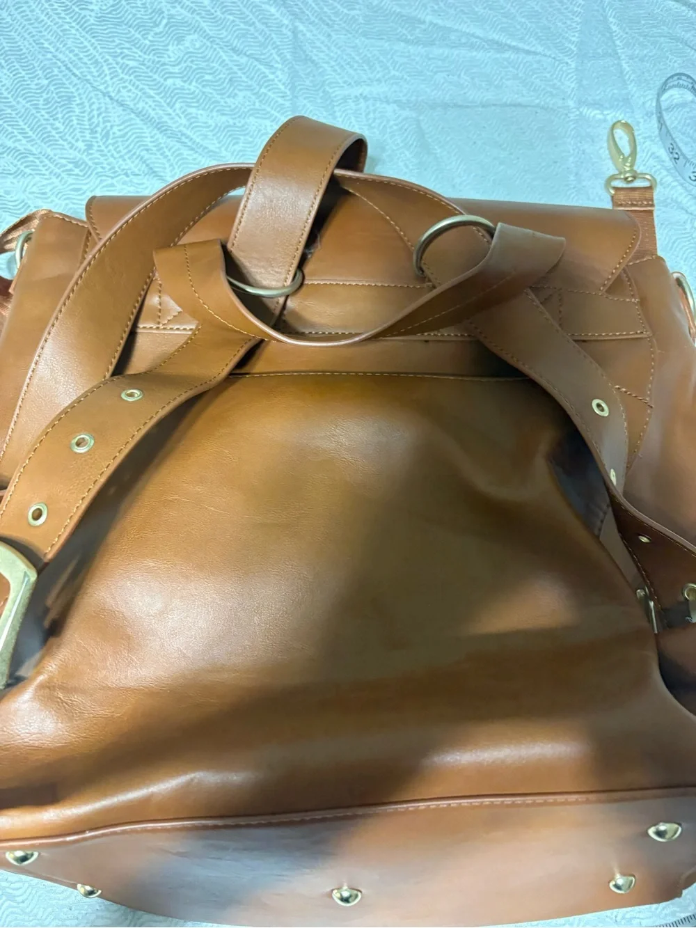 JH Cole Brown Backpack